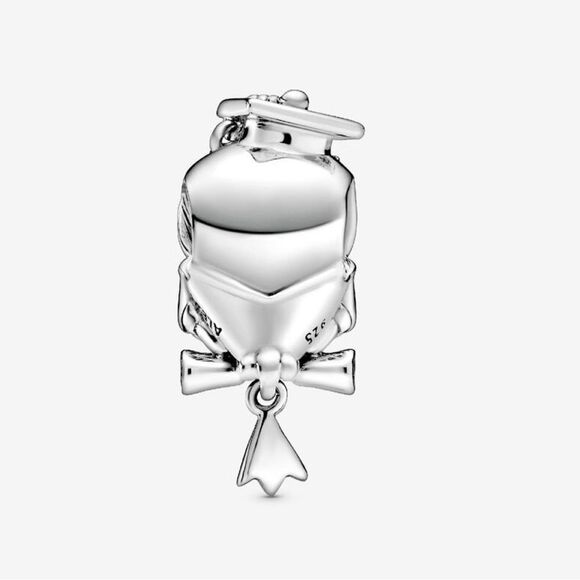 NEW! Pandora Wise Owl Graduation Charm Sterling Silver - Picture 3 of 11